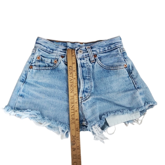 ‼️SOLD‼️ VTG Levi's 501 XX Original True Vintage Frayed Cut Off Distressed Denim - Picture 13 of 16